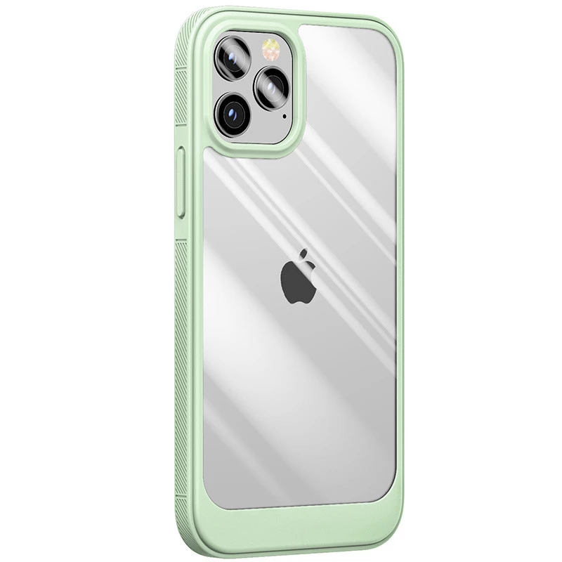 Силіконовий чохол з щільним обідком на Apple iPhone 12 – Green. Фото 1 з 4