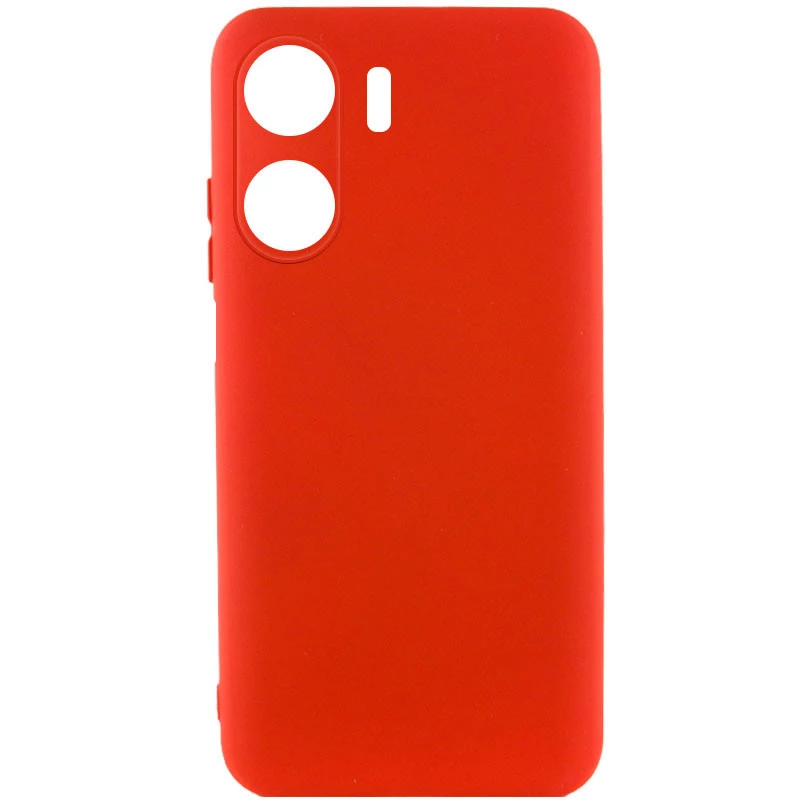 

Чехол Silicone Case Lakshmi с закрытой камерой для Xiaomi Poco C65 (Красный / Red), Червоний / red