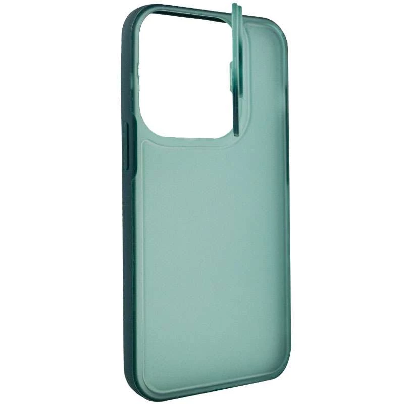 TPU+PC чехол OpenCam для Apple iPhone 13 (6.1") – Зеленый. Фото 3 из 7