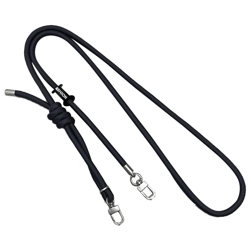 Шнурок с двумя креплениями (8мм) 150см – Dark Gray. Фото 2 из 3