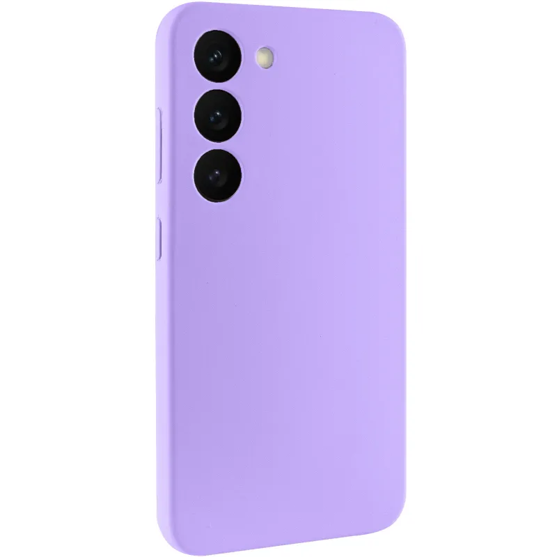 Чохол Silicone Case Lakshmi Premium із закритою камерою для Samsung Galaxy S23 – Бузковий / Dasheen. Фото 18 з 26