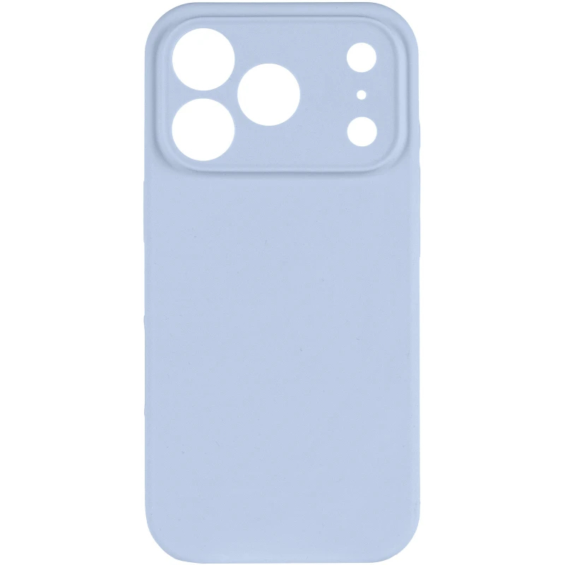 Чехол Silk Full Camera Protective (AA) NO LOGO для Apple iPhone 17 Pro (6.3") – Голубой / Lilac Blue. Фото 3 из 9