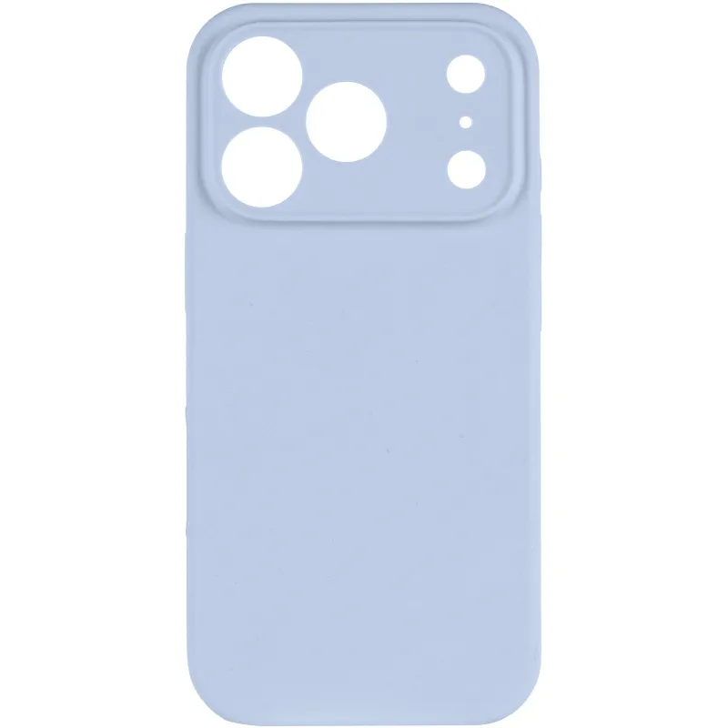 Чехол Silk Full Camera Protective (AA) NO LOGO для Apple iPhone 17 Pro Max (6.9") – Голубой / Lilac Blue. Фото 2 из 5