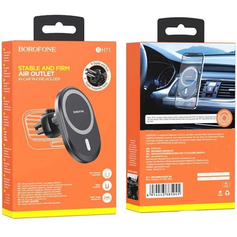 Автодержатель Borofone BH71 – Черный. Фото 6 из 6