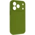 Чехол Silk Full Camera Protective (AA) NO LOGO для Apple iPhone 17 Pro (6.3") – Зеленый / Dark Olive. Фото 2 из 9