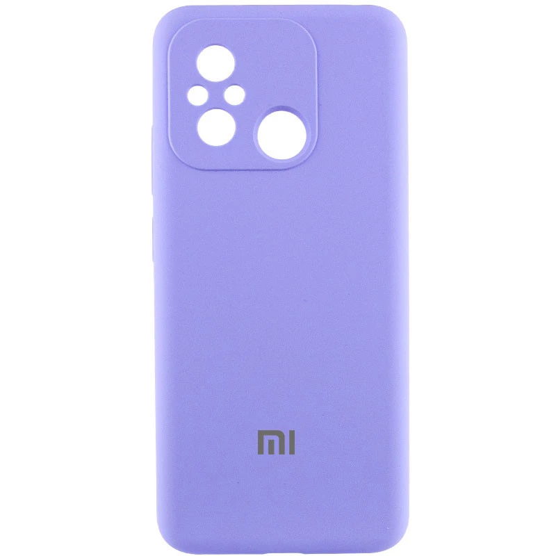 Чехол Silicone Case Lakshmi Premium L с закрытой камерой для Xiaomi Redmi 12C / Poco C55 – Сиреневый / Dasheen. Фото 1 из 4