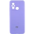 Чехол Silicone Case Lakshmi Premium L с закрытой камерой для Xiaomi Redmi 12C / Poco C55 – Сиреневый / Dasheen. Фото 1 из 4