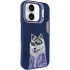 TPU+PC чохол з тваринами для Apple iPhone 16 – Blue Wolf. Фото 3 з 13