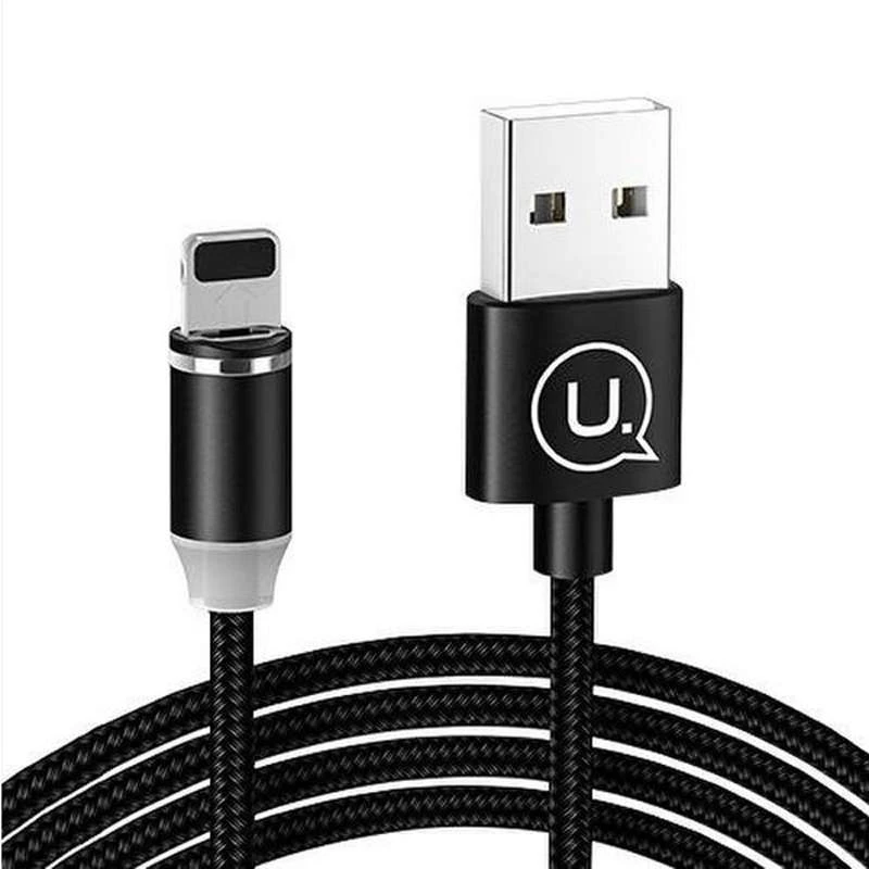 

Дата кабель USAMS US-SJ292 USB to Lightning (1m) (Черный), Чорний