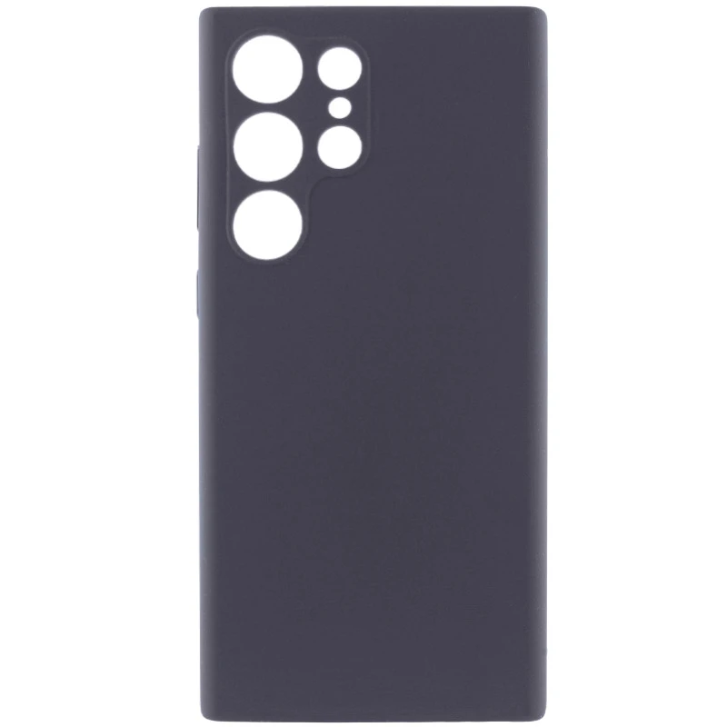Чохол Silicone Case Lakshmi Premium із закритою камерою для Samsung Galaxy S25 Ultra – Сірий / Dark Gray. Фото 1 з 3