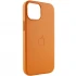 Шкіряний чохол Silicone Case Premium з MagSafe на Apple iPhone 14 (6.1") – Golden Brown. Фото 2 з 5