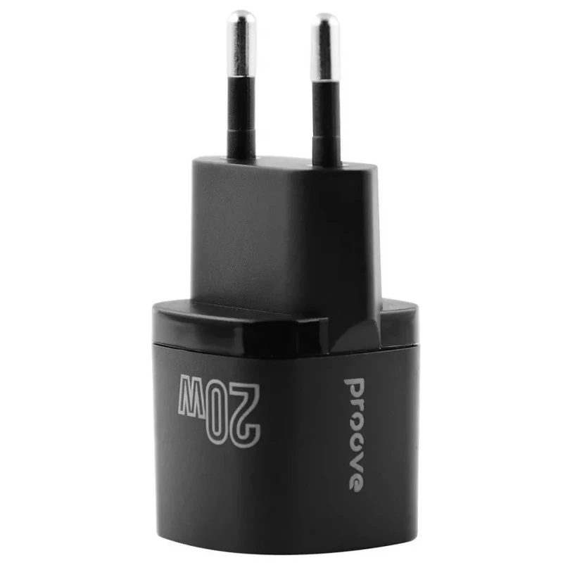 МЗП Proove Silicone Power 20W (Type-C) – Black. Фото 3 з 6