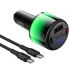 АЗУ Hoco Z69A Vivido PD37W+QC3.0 (1USB-A/2C) + кабель Type-C to Type-C – Black. Фото 6 из 6