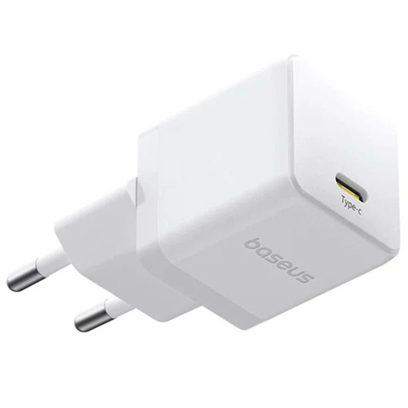 МЗП Baseus Palm Fast Charger 30W (1USB-C) (P10111605113-00) – Moon White. Фото 2 з 5