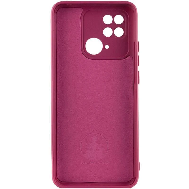 Чохол Silicone Case Lakshmi з закритою камерою на Xiaomi Poco C40 – Бордовий / Marsala. Фото 2 з 4