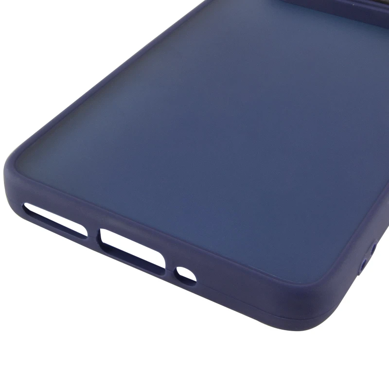 Чохол TPU+PC Lyon Frosted на Xiaomi Redmi Note 14 Pro 4G – Deep Navy. Фото 7 з 7