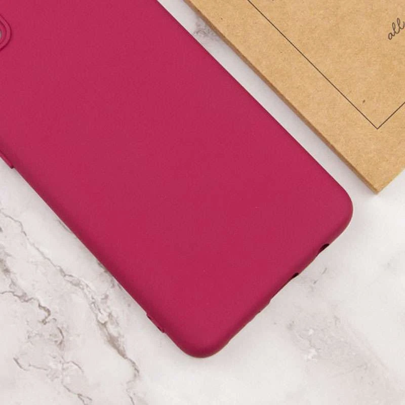 Чохол Silicone Case Lakshmi з закритою камерою на Xiaomi 12T / 12T Pro – Бордовий / Marsala. Фото 4 з 4