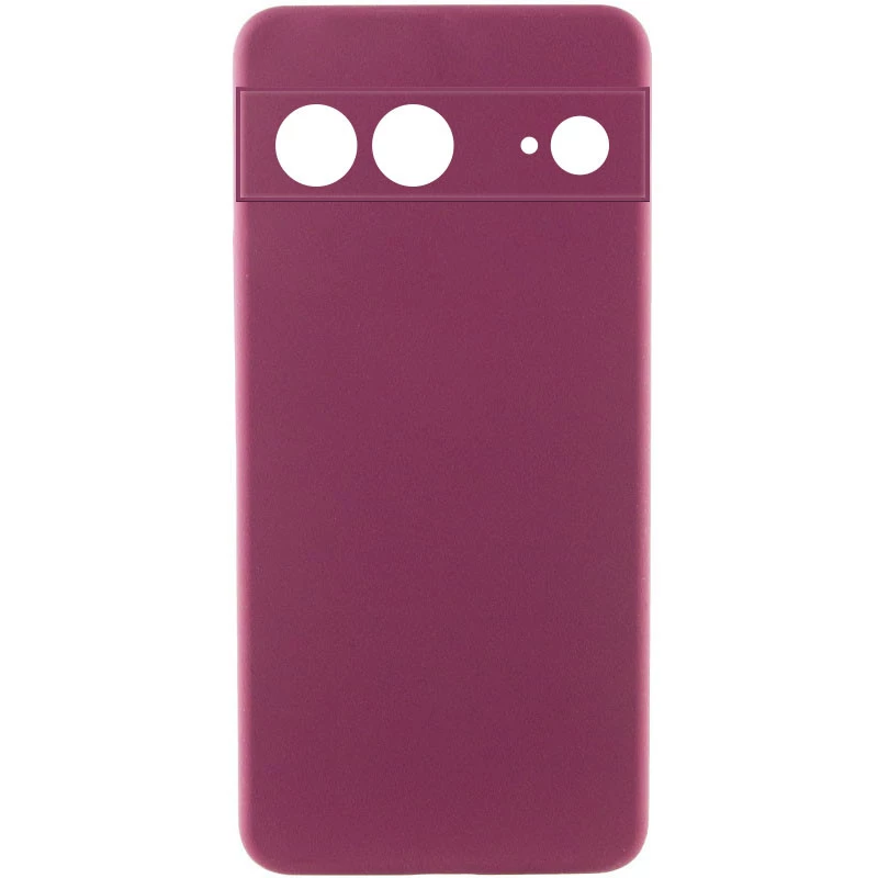 

Чехол Silicone Case Lakshmi Premium з закритою камерою на Google Pixel 7 (Бордовый / Plum), Бордовий / plum