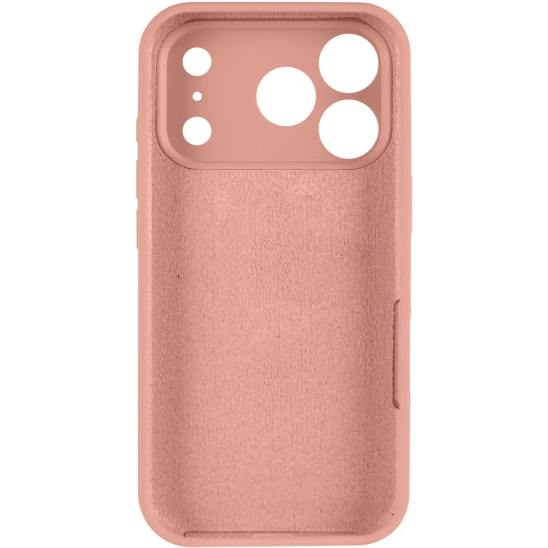 Чехол Silk Full Camera Protective (AA) NO LOGO для Apple iPhone 17 Pro Max (6.9") – Персиковый / Peach. Фото 3 из 5