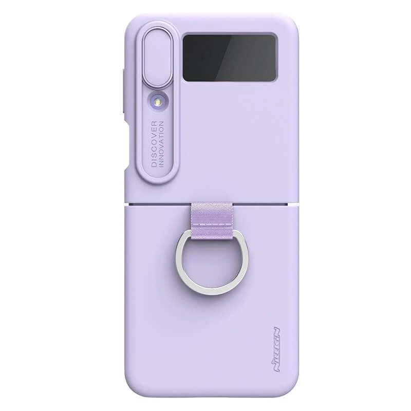 

Силіконова накладка Nillkin Camshield Silky на Samsung Galaxy Z Flip4 (Misty Purple)