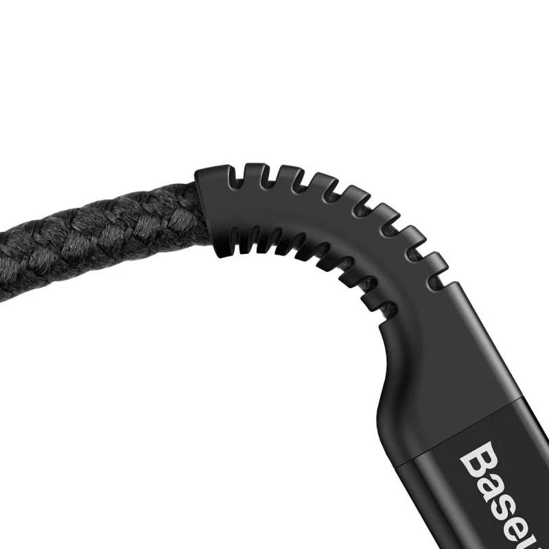 Дата кабель Baseus Fish Eye Spring Data Lightning Cable 2A (1m) – Чорний. Фото 7 з 8