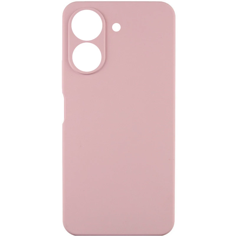 Цветной силиконовый чехол GETMAN для Xiaomi Poco C65 – Розовый / Pink Sand. Фото 2 из 14
