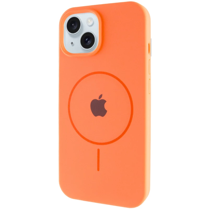 Чохол Silicone Armor Max with MagSafe для Apple iPhone 14 Plus (6.7") – Помаранчевий / Papaya. Фото 2 з 6