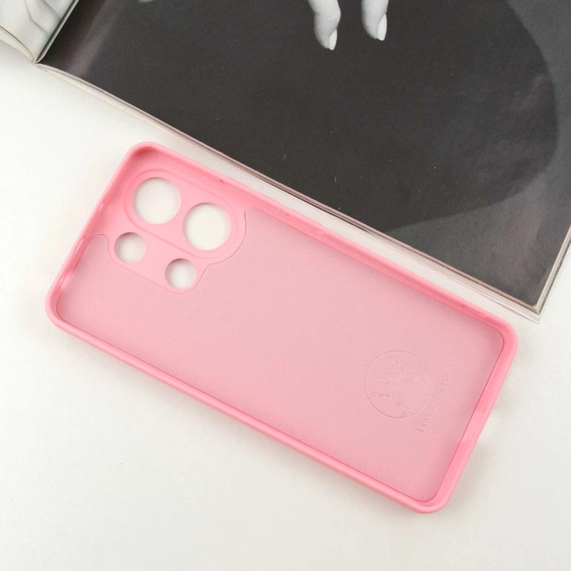 Чохол Silicone Case Lakshmi Plus з закритою камерою на Xiaomi Redmi Note 13 5G – Рожевий / Pink. Фото 3 з 6