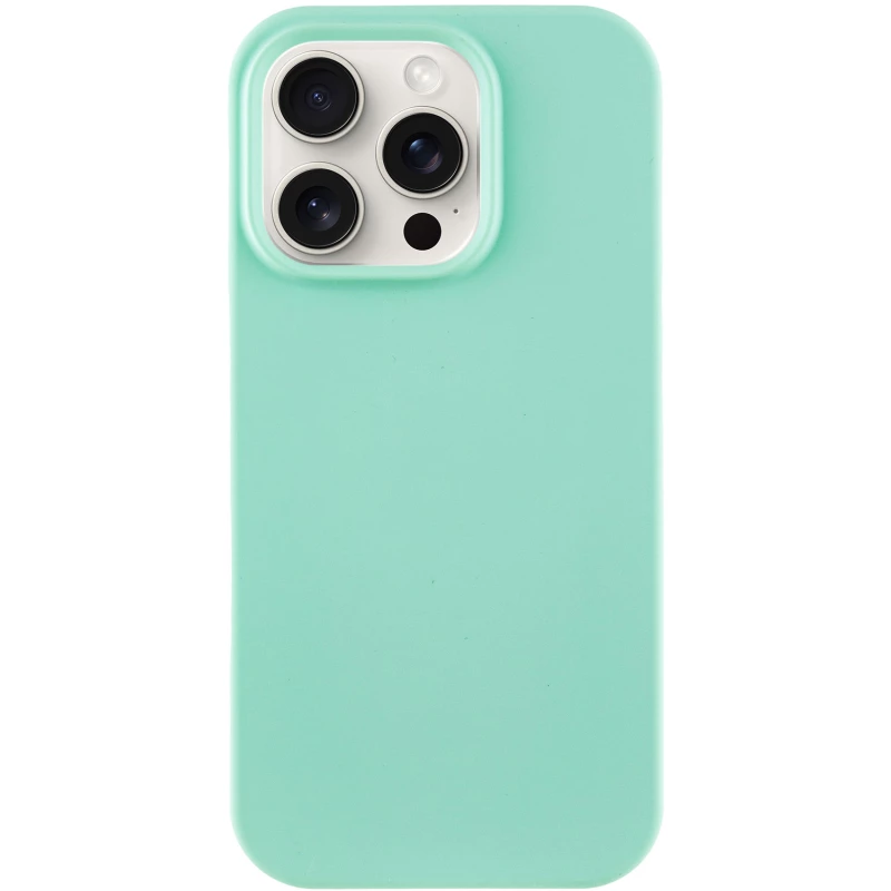 Чохол з закритим низом Silicone Case на Apple iPhone 14 Pro (6.1") – Бірюзовий / Turquoise. Фото 1 з 5