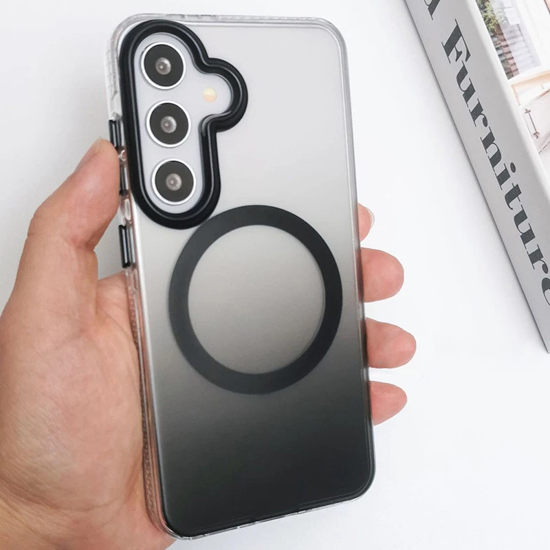 Чохол Phantom з MagSafe для Samsung Galaxy S25 – Black. Фото 3 з 4