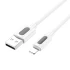 Дата кабель Borofone BX114 Structure USB to Lightning 2.4A (1m) – White. Фото 3 з 5