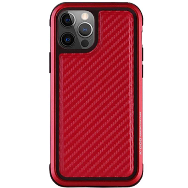 

Чехол PC+TPU+Metal K-DOO MARS для Apple iPhone 13 Pro (6.1") (Carbon Red)