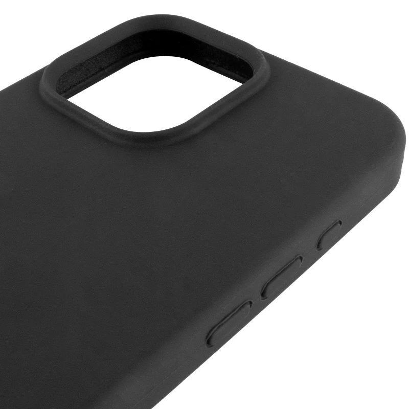 Чохол Silicone Case з закритим низом на Apple iPhone 16 Pro – Чорний / Black. Фото 10 з 16