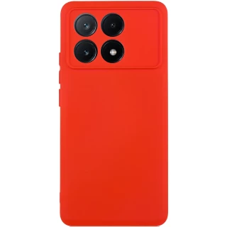 Чохол Silicone Case Lakshmi з закритою камерою на Xiaomi Poco X6 Pro — Червоний / Red