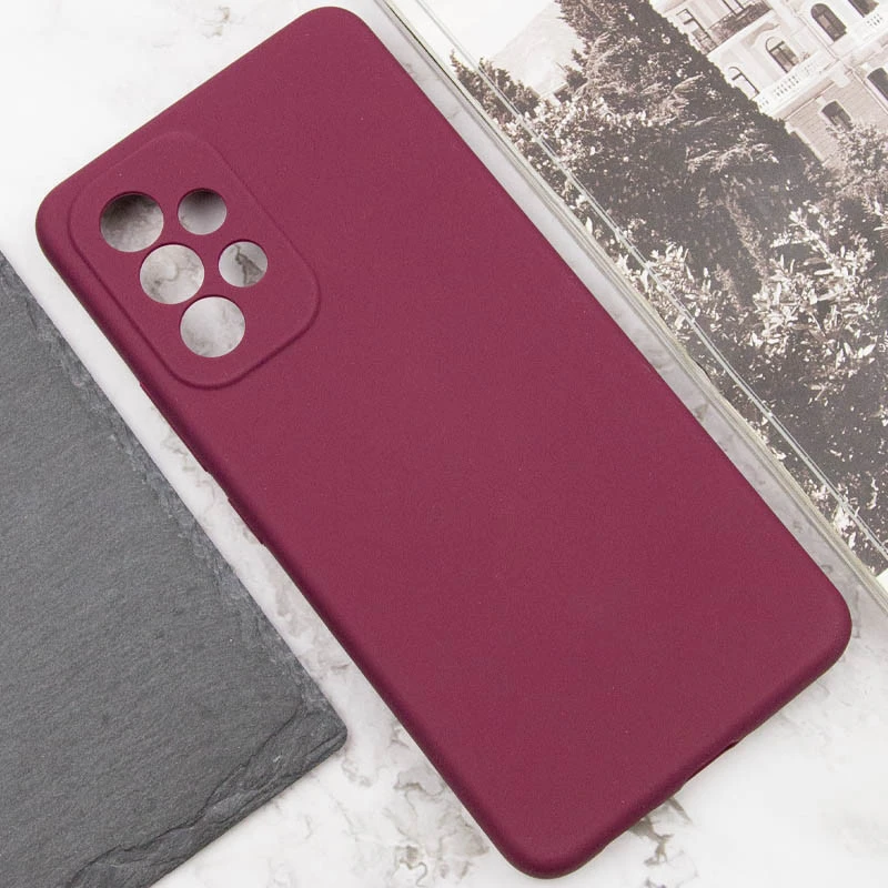 Чохол Silicone Case Lakshmi Premium із закритою камерою для Samsung Galaxy A53 5G – Бордовий / Plum. Фото 9 з 11