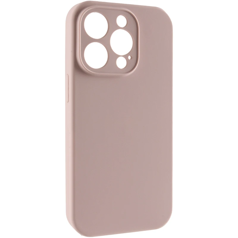 Чехол Silk Full Camera Protective (AA) NO LOGO для Apple iPhone 15 Pro (6.1") – Серый / Lavender. Фото 1 из 7