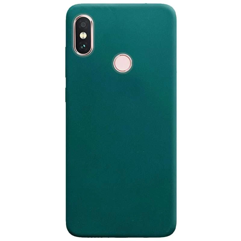 

Цветной силиконовый чехол для Xiaomi Redmi Note 5 Pro / Note 5 (AI Dual Camera) (Зеленый / Forest green), Зелений / forest green