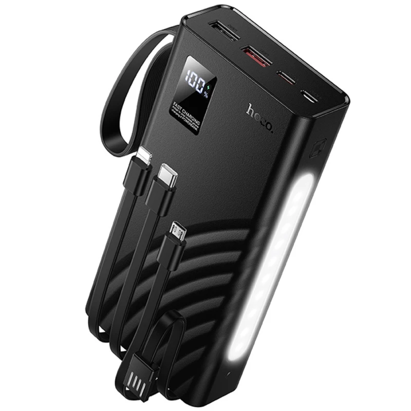 Портативний ЗП Power Bank Hoco J155 Shine 22.5W+PD20W with 4 cables 20000 mAh фото 1 з 1