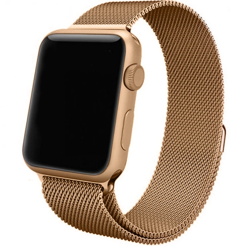 Ремінець Milanese Loop Design для Apple watch 38mm/40mm – Rose Gold. Фото 4 з 4