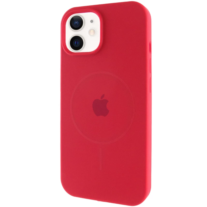 Чохол Silicone Armor Max with MagSafe для Apple iPhone 11 (6.1") – Червоний / Deep Red. Фото 3 з 9
