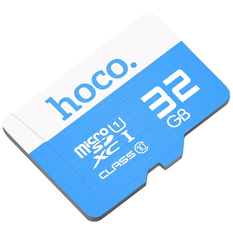 Карта пам'яті Hoco microSDHC 32GB TF high speed Card Class 10 – Blue. Фото 1 з 2