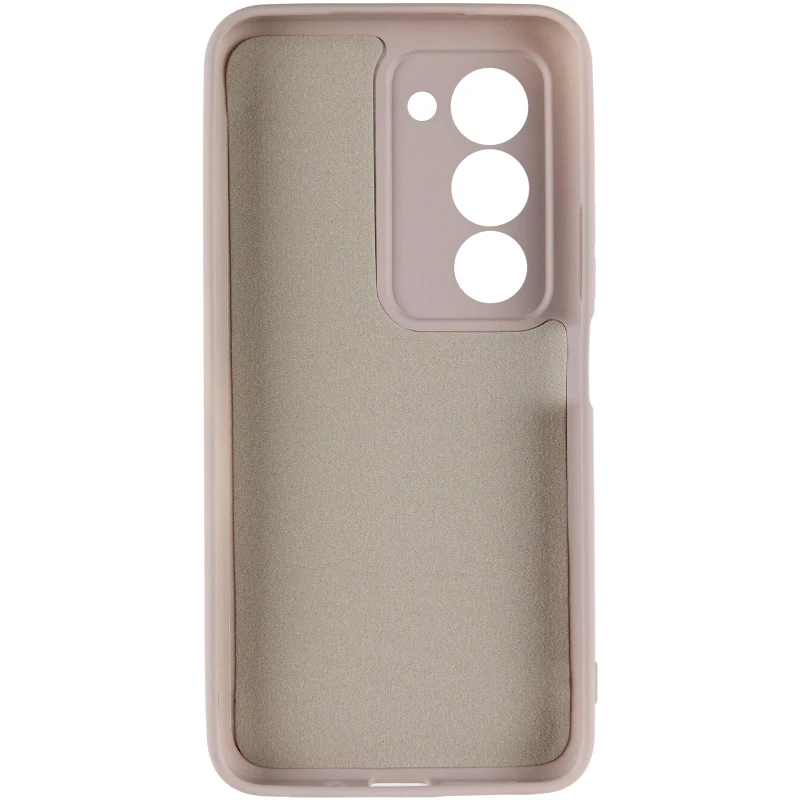 Цветной силиконовый чехол GETMAN с закрытой камерой на Xiaomi Redmi 15 (Global) – Серый / Lavender. Фото 4 из 6