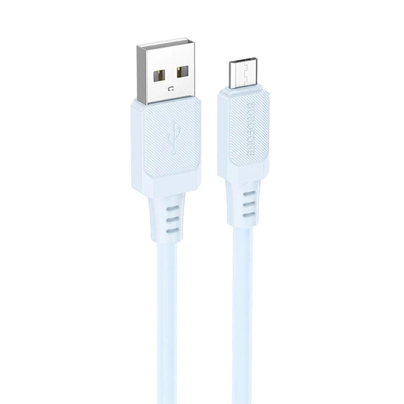 Дата кабель Borofone BX115 Lotto USB to MicroUSB 2.4A (1m) фото 2 з 2