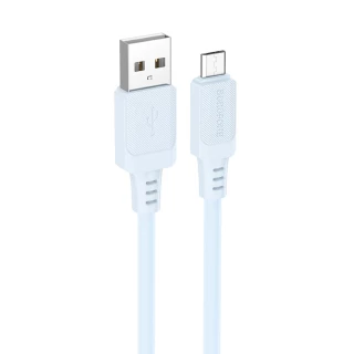 Дата кабель Borofone BX115 Lotto USB to MicroUSB 2.4A (1m) фото 1 из 2