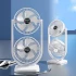 Настільний вентилятор S30 Dual-Fan 3000mAh – White. Фото 2 з 4