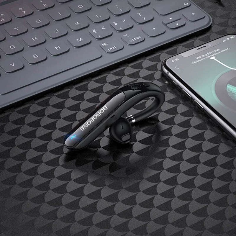 Bluetooth-гарнітура Borofone BC31 Melodico – Чорний. Фото 5 з 8