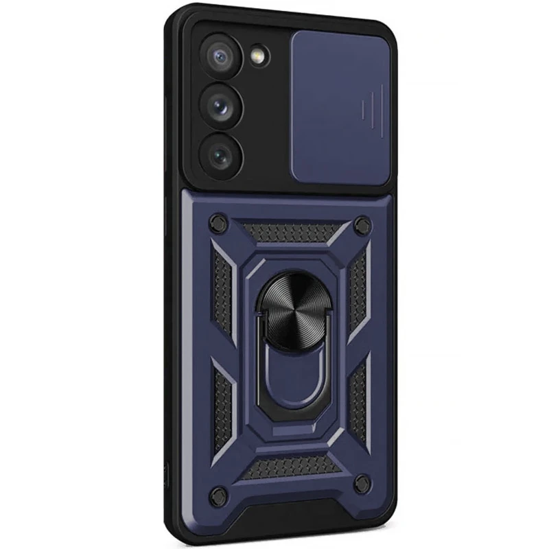 Удароміцний чохол Ummi Camshield Serge Ring (in box) для Xiaomi Redmi 15 (Global) – Синій / Navy. Фото 5 з 5