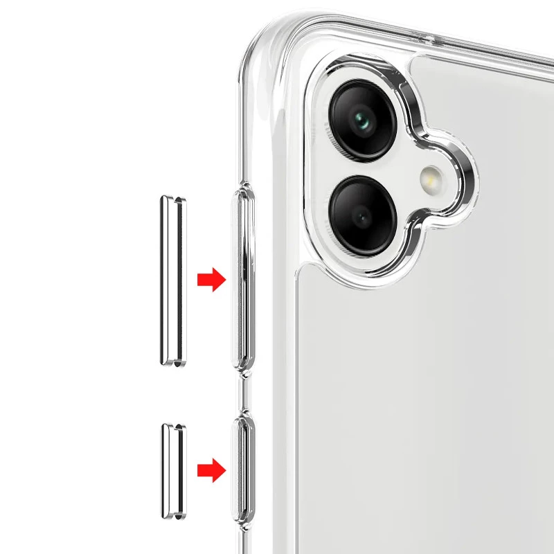 Силиконовый чехол Space Case для Samsung Galaxy A06 – Прозрачный. Фото 5 Силиконовый чехол Space Case для Samsung Galaxy A06 – Прозрачный. Фото 5 из 6