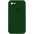 Чохол Silicone Case Square з захистом камери на Apple iPhone 7 / 8 (4.7") – Зелений / Army green. Фото 1 з 1