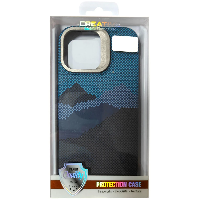 TPU чохол Pixel Craft with MagSafe для Apple iPhone 17 Pro (6.3") – Mountain Blue. Фото 3 з 3